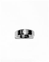 Anello Rebecca Donna in Acciaio Diamante 0.01 Ct XAD01 - XAD01